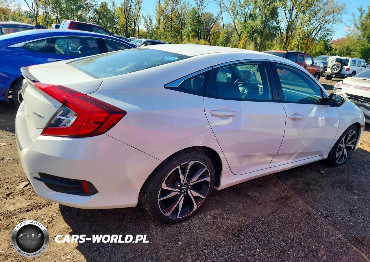 2019 Honda Civic Sport VIN:2HGFC2F86KH602153 - 3
