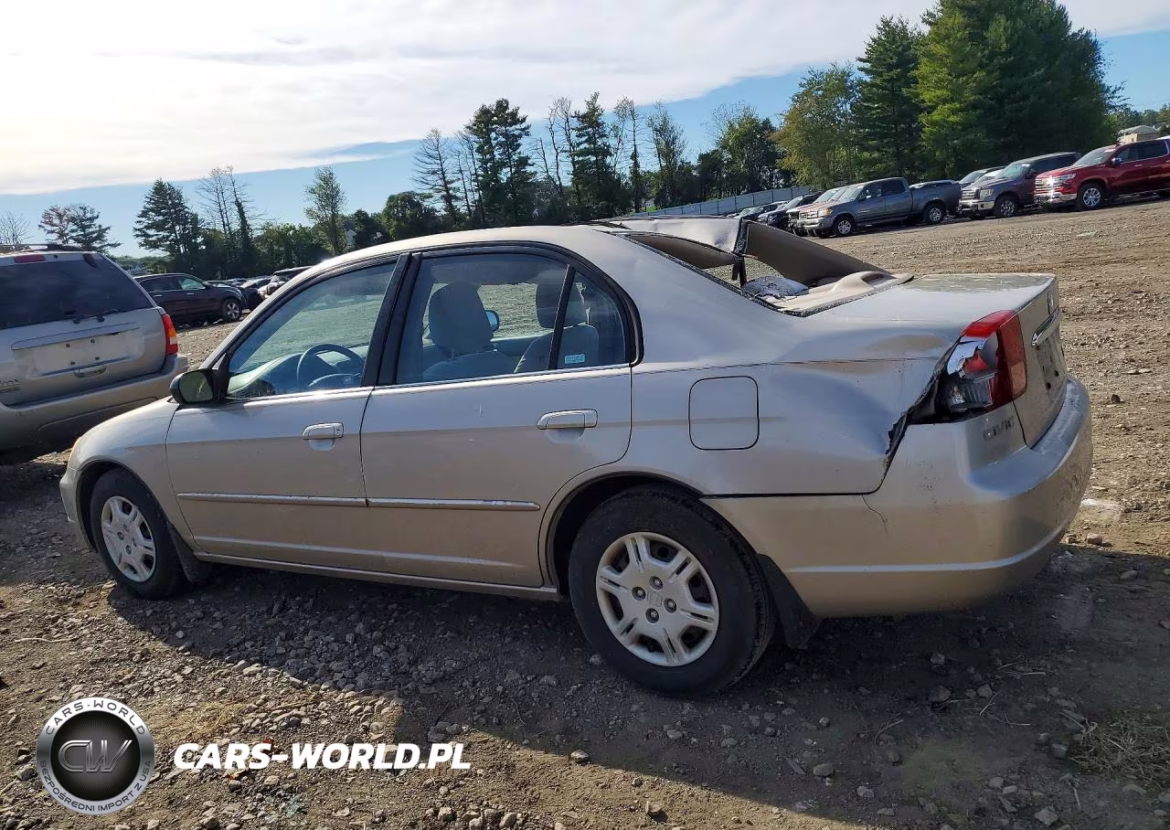2002 Honda Civic Lx VIN:1HGES165X2L057575 - 2