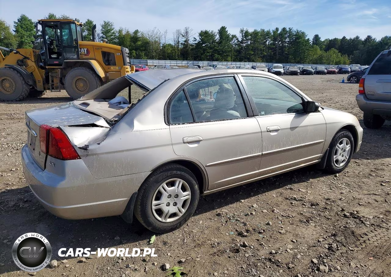 2002 Honda Civic Lx VIN:1HGES165X2L057575 - 3