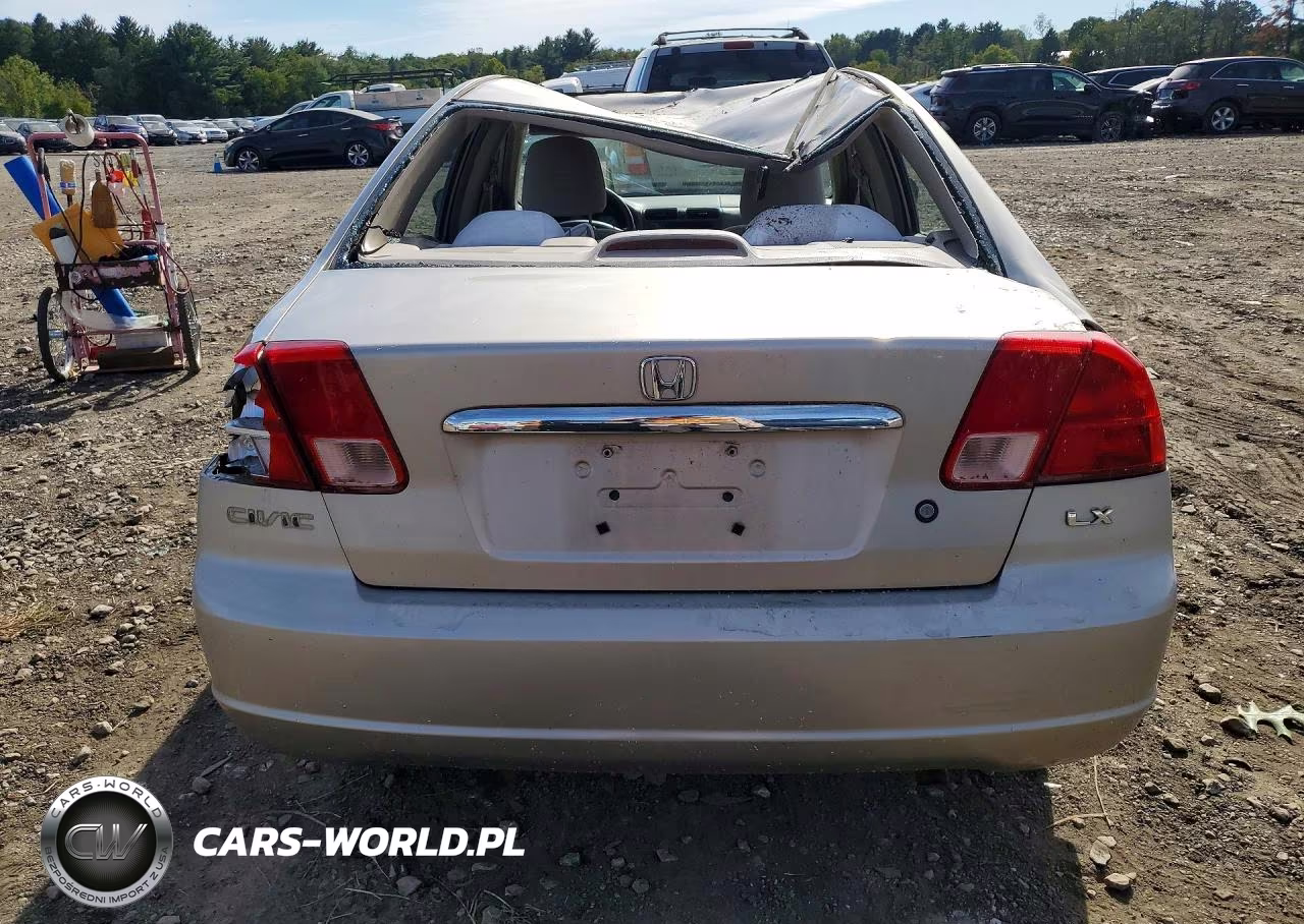 2002 Honda Civic Lx VIN:1HGES165X2L057575 - 6