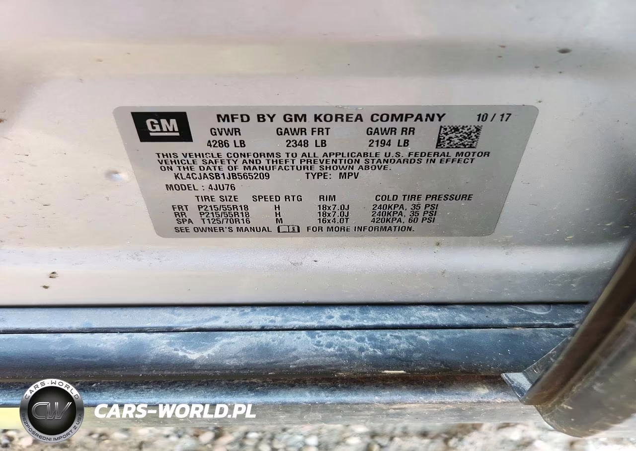 2018 Buick Encore Preferred VIN:KL4CJASB1JB565209 - 13
