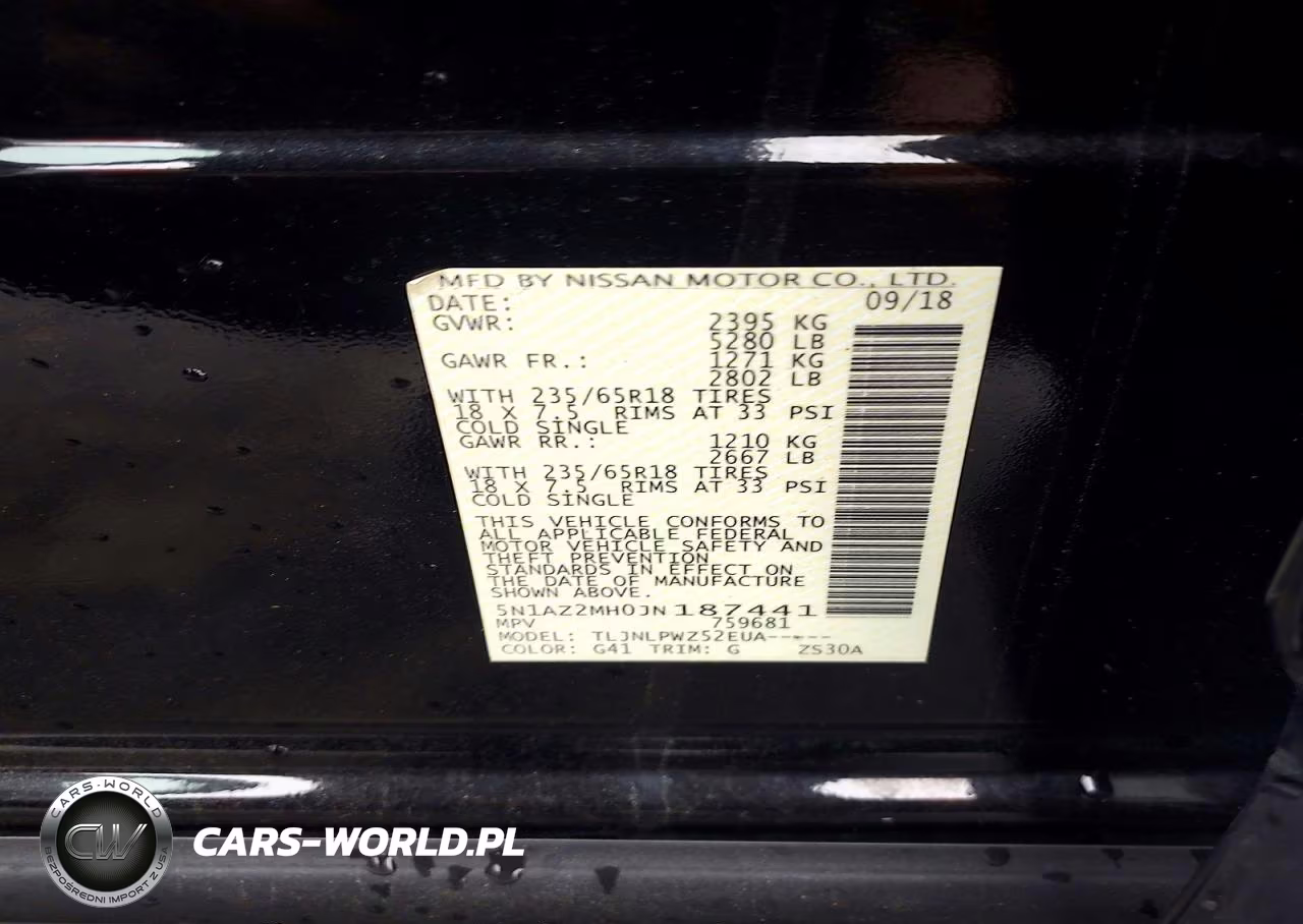 2018 Nissan Murano S VIN:5N1AZ2MH0JN187441 - 13