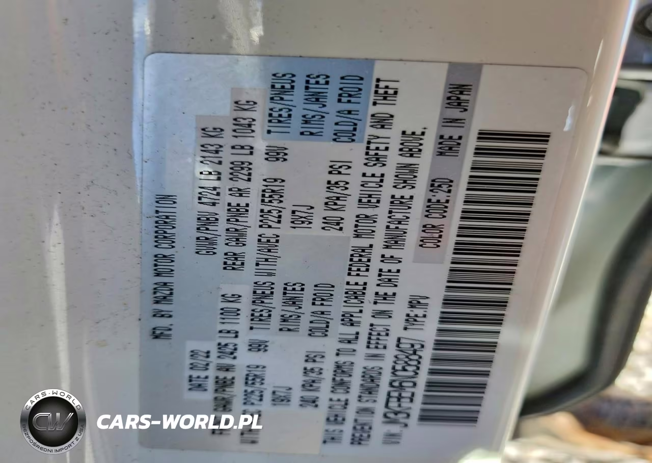 2022 Mazda Cx-5 Premium Plus VIN:JM3KFBEM6N0588497 - 13