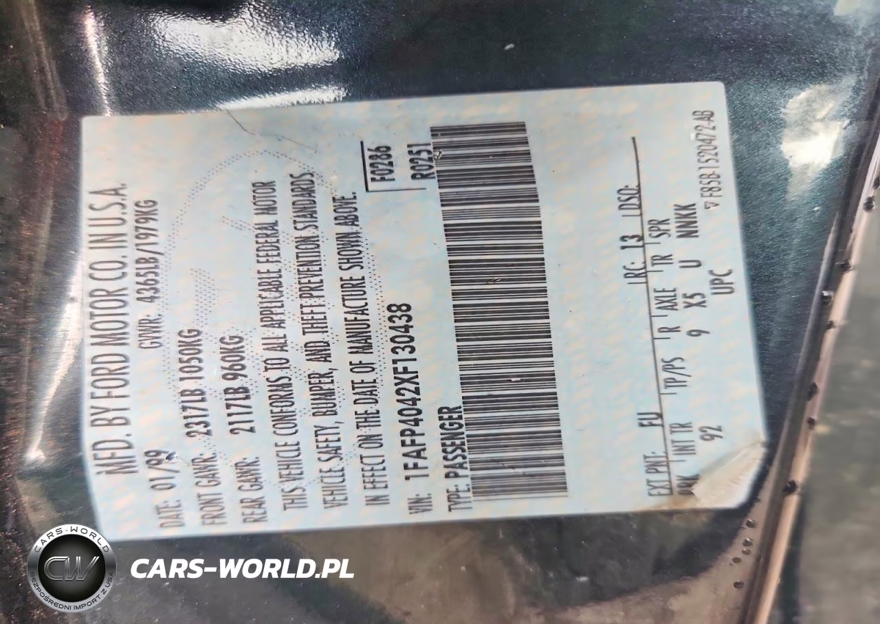 1999 Ford Mustang VIN:1FAFP4042XF130438 - 12