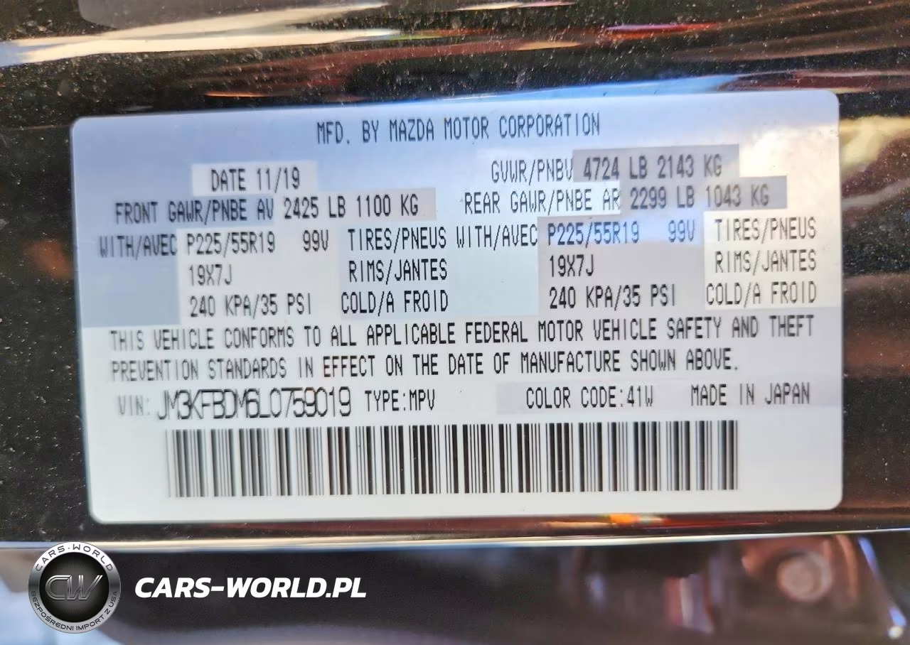 2020 Mazda Cx-5 Grand Touring VIN:JM3KFBDM6L0759019 - 13
