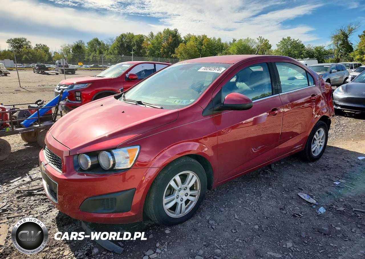 2012 Chevrolet Sonic Lt VIN:1G1JC5SH1C4122593 - 1