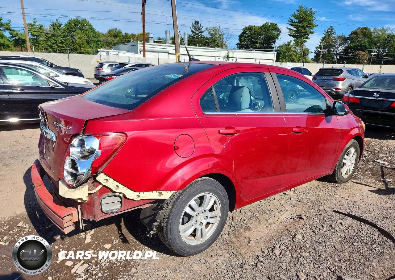 2012 Chevrolet Sonic Lt VIN:1G1JC5SH1C4122593 - 3