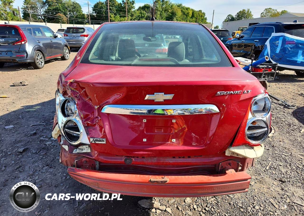 2012 Chevrolet Sonic Lt VIN:1G1JC5SH1C4122593 - 6