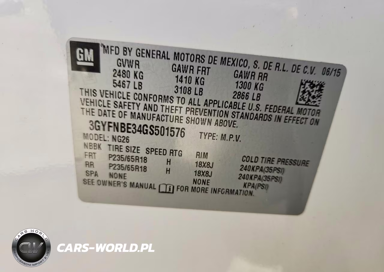 2016 Cadillac Srx Luxury Collection VIN:3GYFNBE34GS501576 - 14
