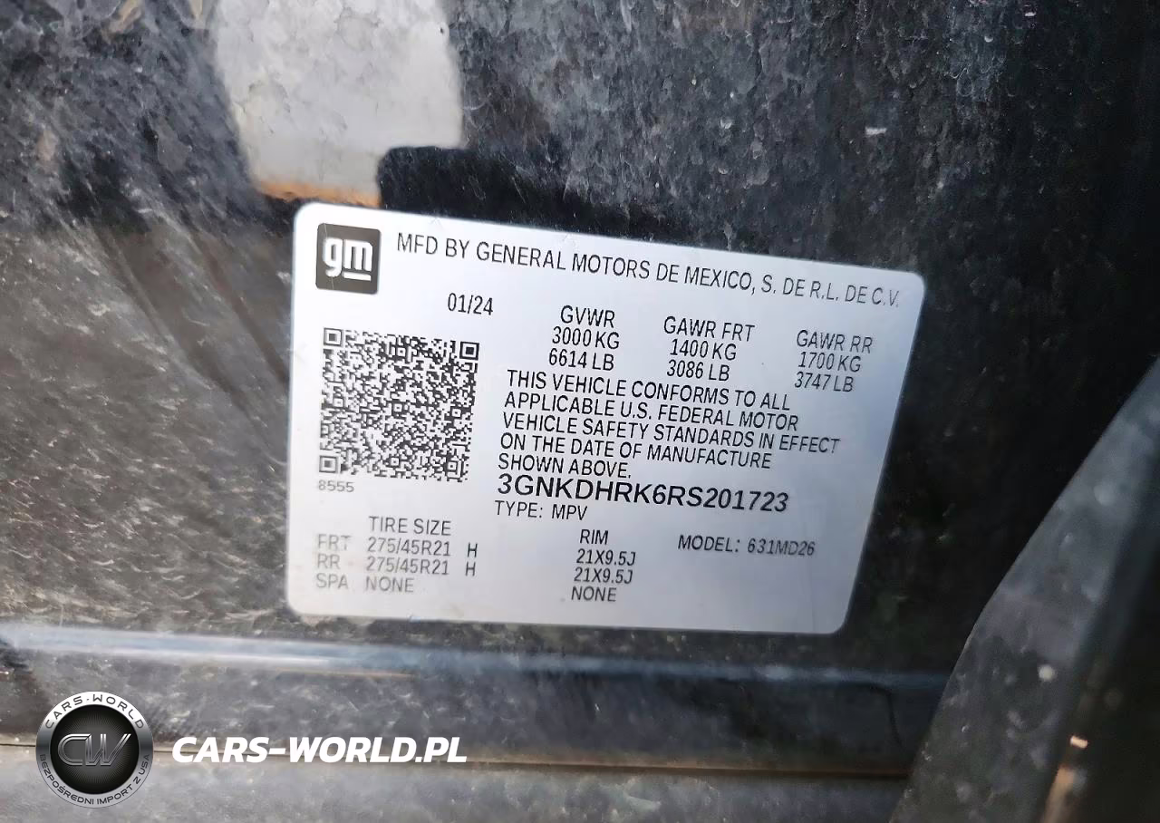 2024 Chevrolet Blazer Rs VIN:3GNKDHRK6RS201723 - 14