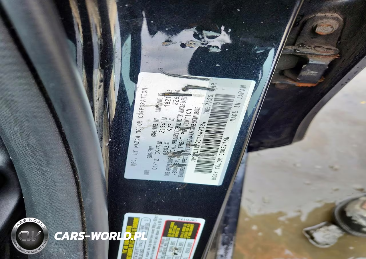 2012 Mazda 3 I VIN:JM1BL1V89C1649394 - 13