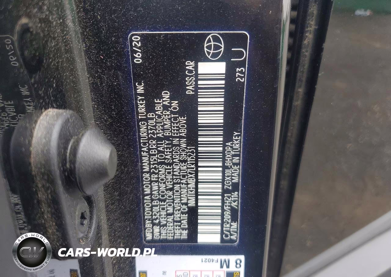 2020 Toyota C-Hr Le VIN:NMTKHMBX7LR115231 - 14