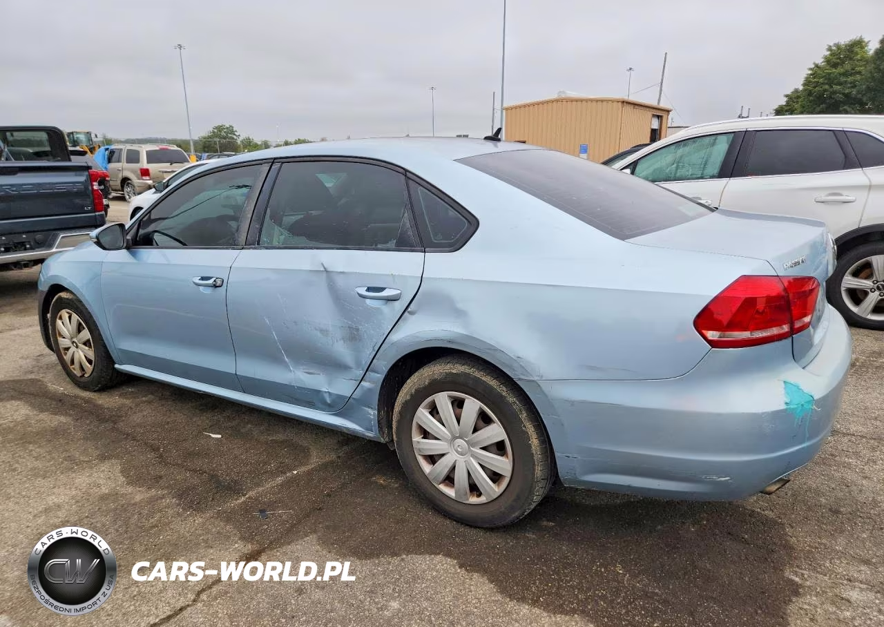 2012 Volkswagen Passat S VIN:1VWAP7A3XCC041821 - 2