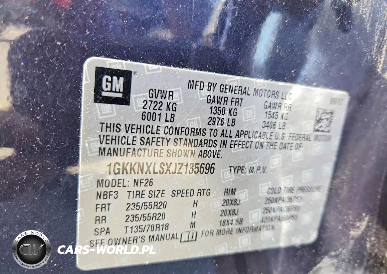2018 GMC Acadia Denali VIN:1GKKNXLSXJZ135696 - 13