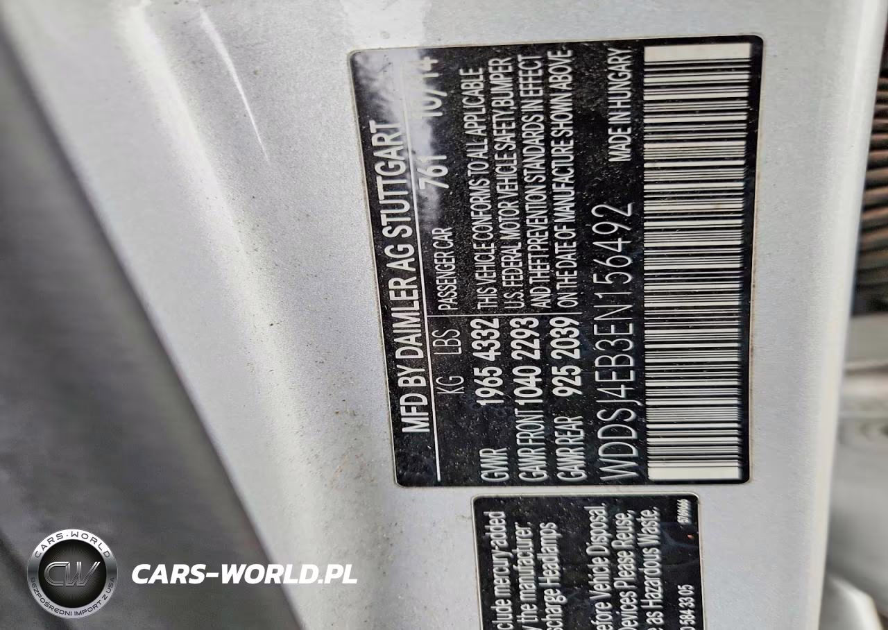2014 Mercedes-Benz Cla 250 VIN:WDDSJ4EB3EN156492 - 13