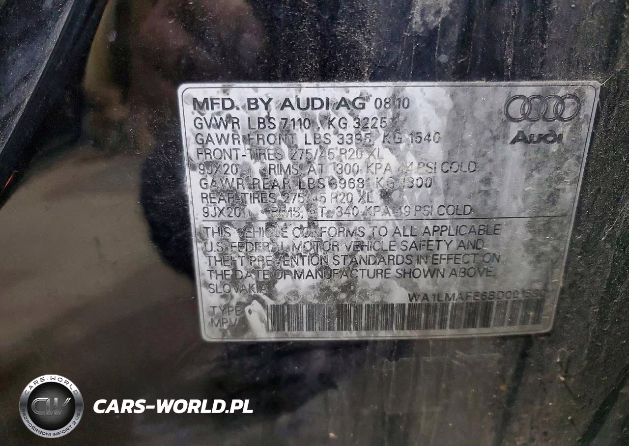 2011 Audi Q7 Premium Plus VIN:WA1LMAFE6BD001590 - 13