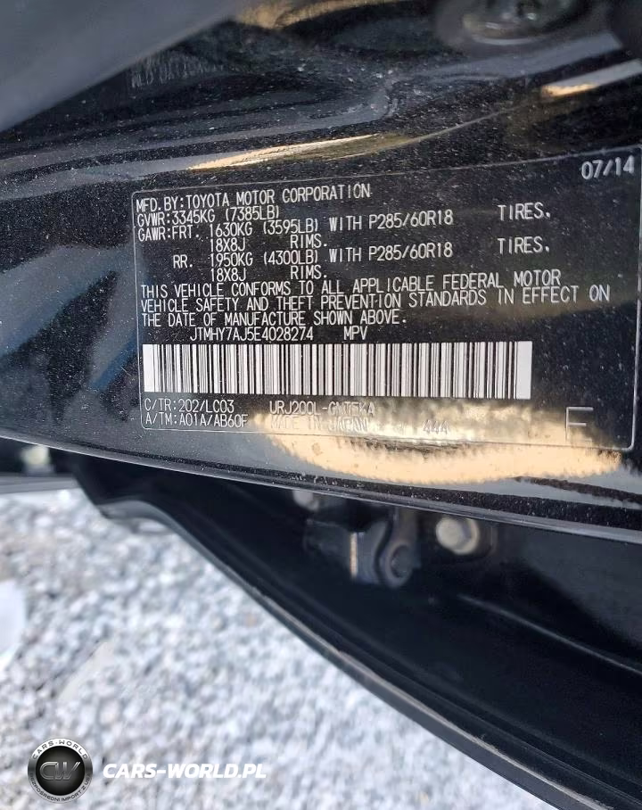 2014 Toyota Land Cruiser Base VIN:JTMHY7AJ5E4028274 - 14