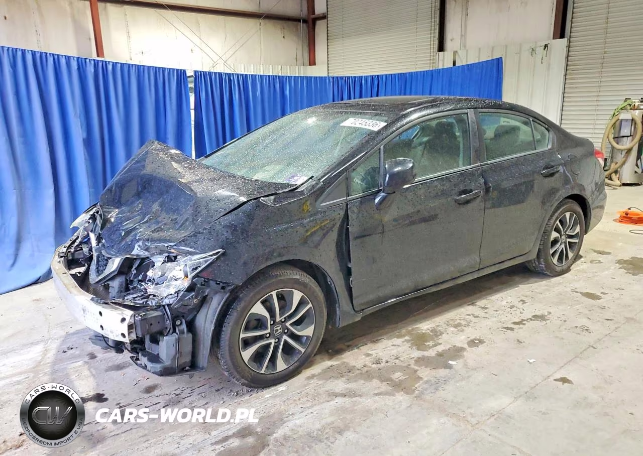 2013 Honda Civic Ex VIN:19XFB2F88DE204281 - 1
