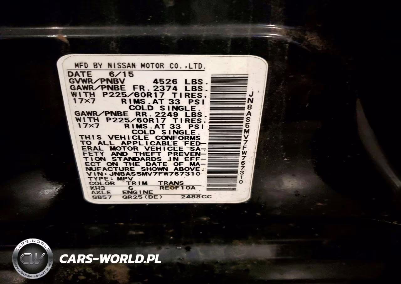 2015 Nissan Rogue Select S VIN:JN8AS5MV7FW767310 - 13