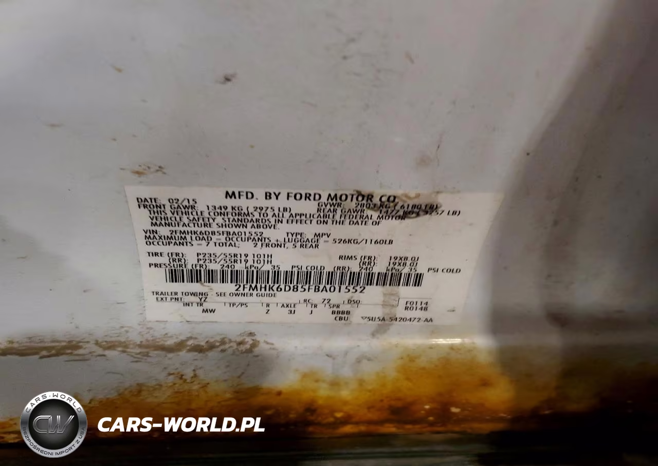 2015 Ford Flex Limited VIN:2FMHK6D85FBA01552 - 13