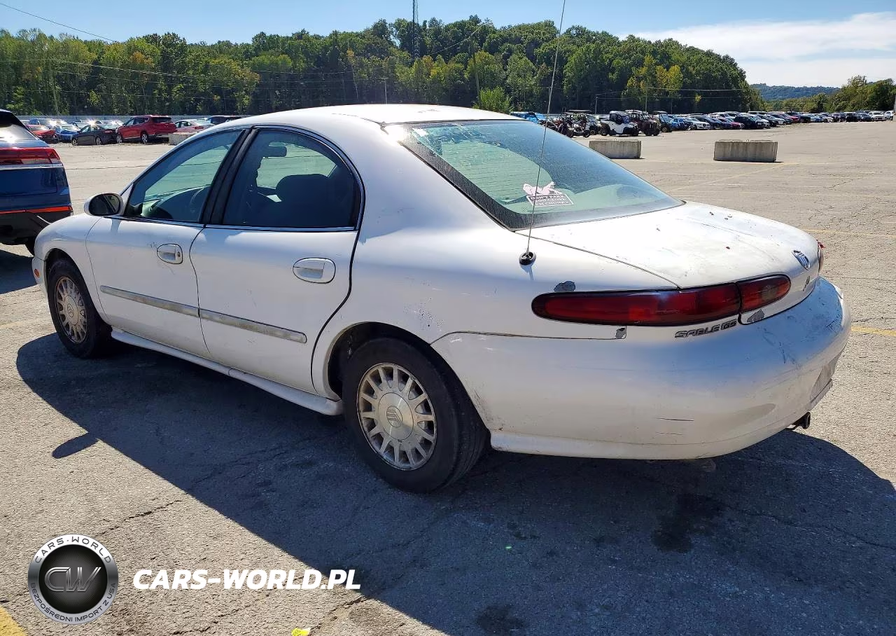 1999 Mercury Sable Gs VIN:1MEFM50U4XA652010 - 2