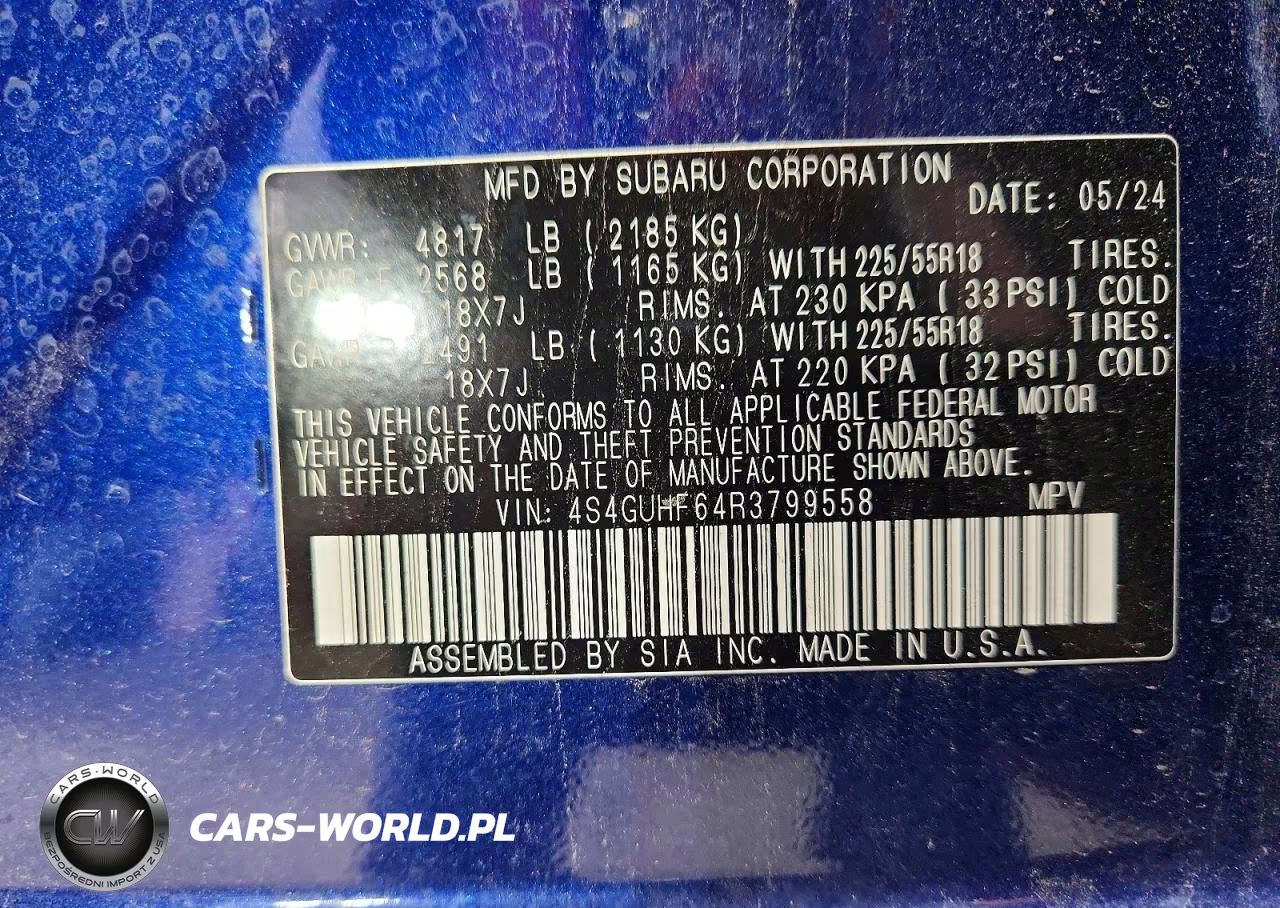 2024 Subaru Crosstrek Sport VIN:4S4GUHF64R3799558 - 12