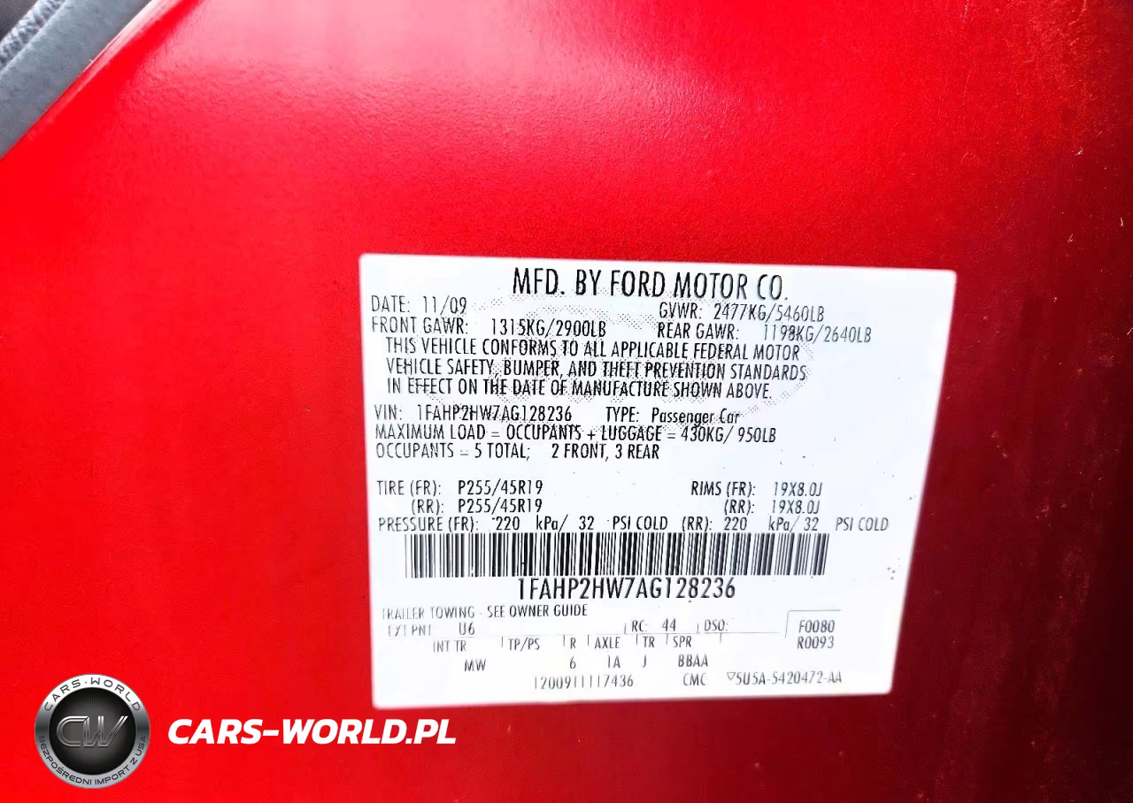 2010 Ford Taurus VIN:1FAHP2HW7AG128236 - 12