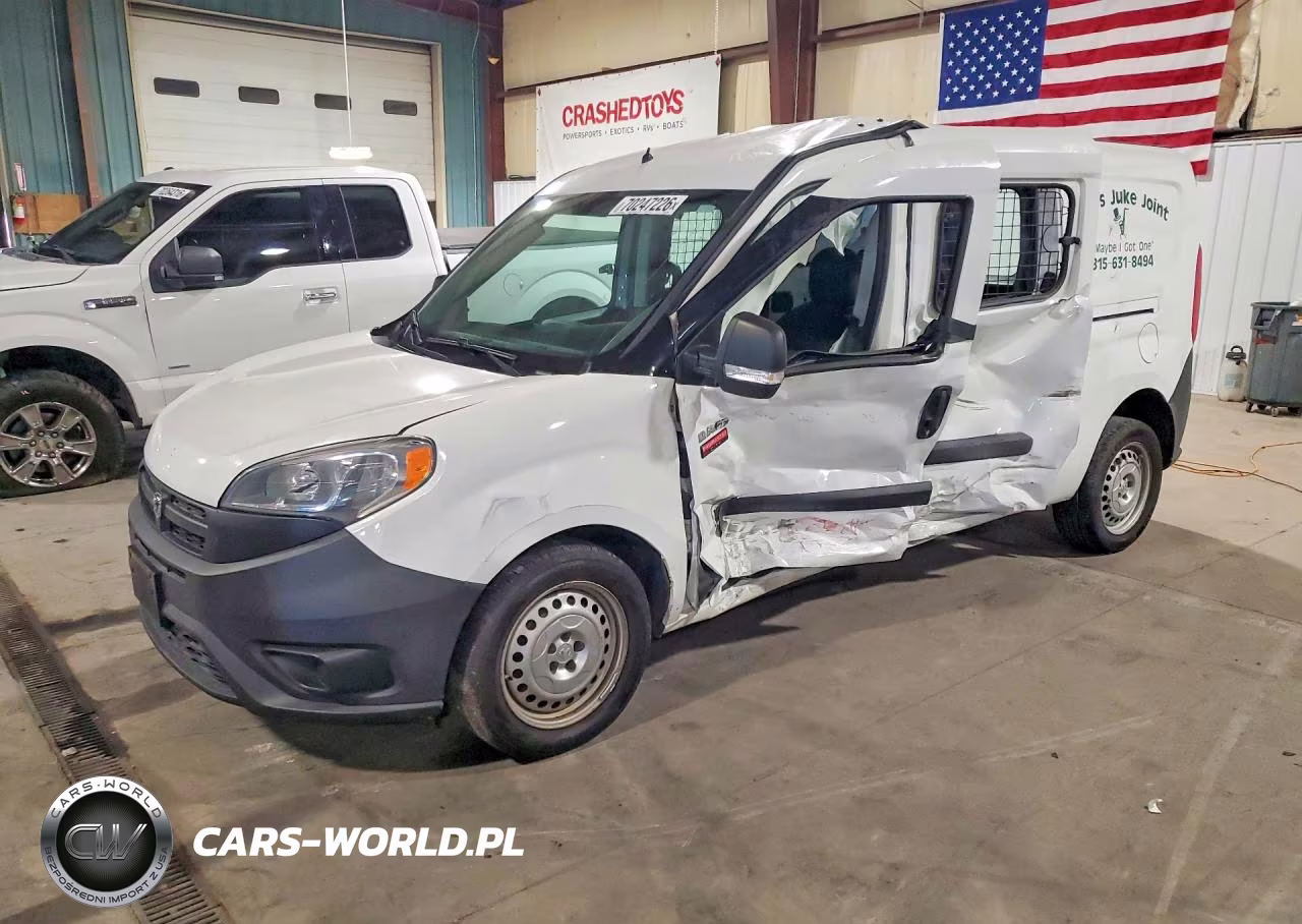2018 Ram Promaster City St Delivery Van VIN:ZFBERFAB1J6J18767 - 1