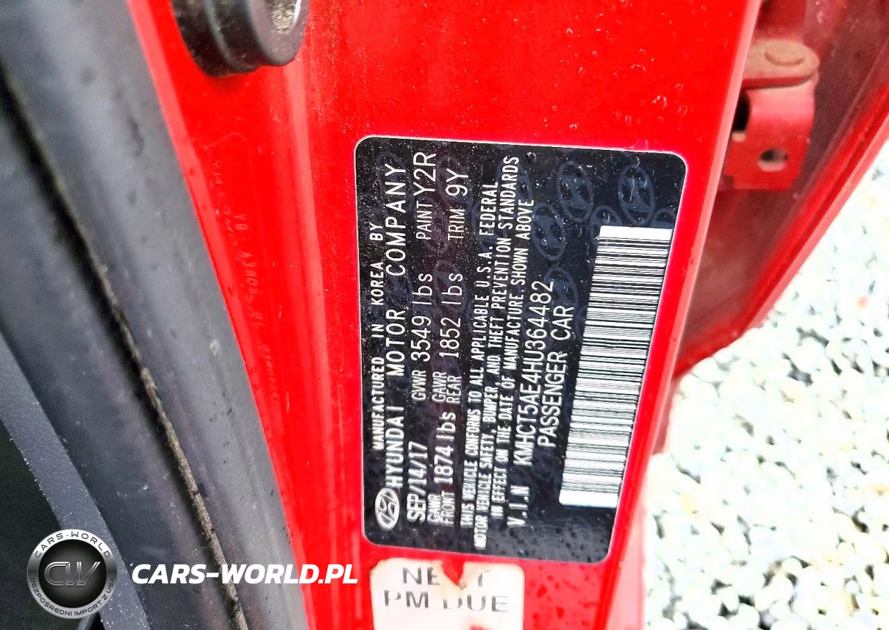 2017 Hyundai Accent Se VIN:KMHCT5AE4HU364482 - 12