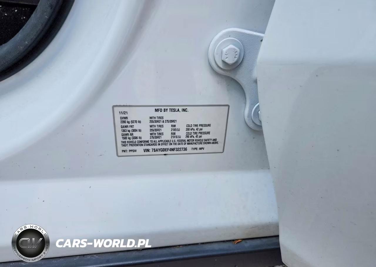 2022 Tesla Model Y VIN:7SAYGDEF4NF322736 - 12