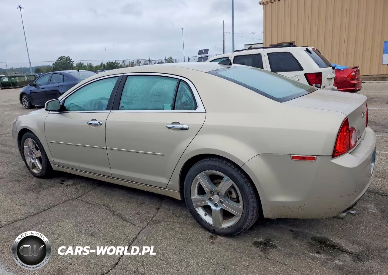 2012 Chevrolet Malibu 3Lt VIN:1G1ZF5E73CF163082 - 2