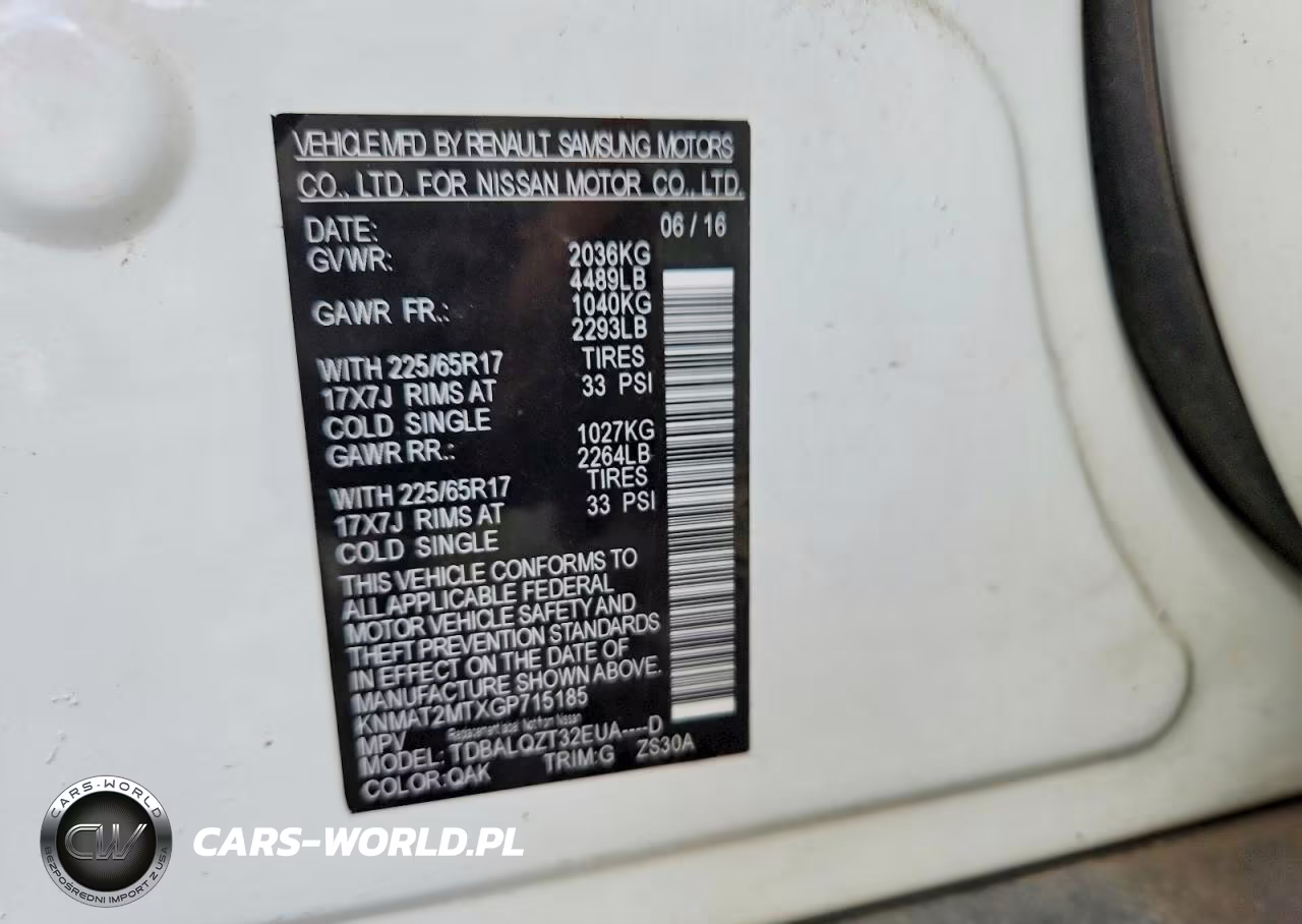 2016 Nissan Rogue Sv VIN:KNMAT2MTXGP715185 - 13