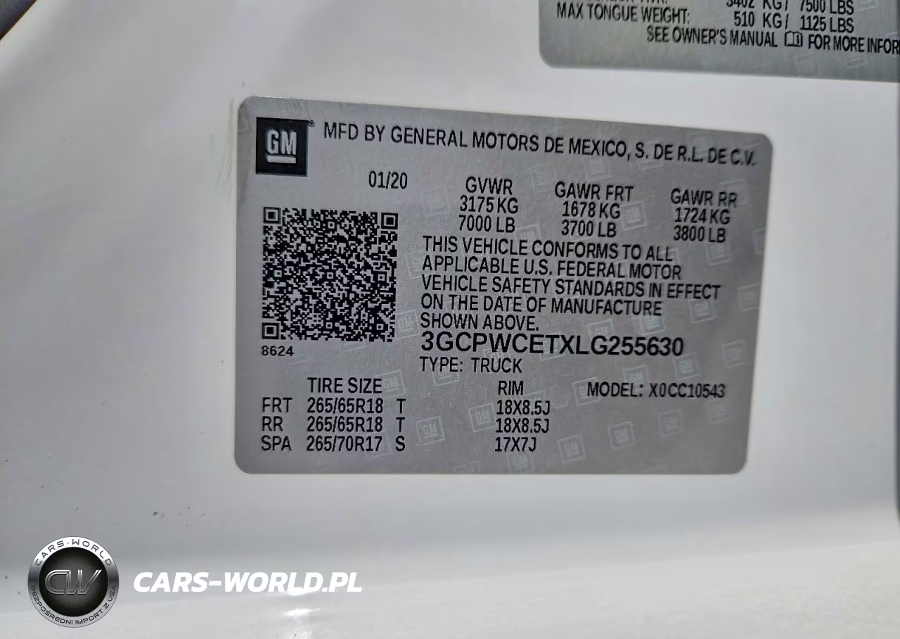 2020 Chevrolet Silverado C1500 Lt VIN:3GCPWCETXLG255630 - 12