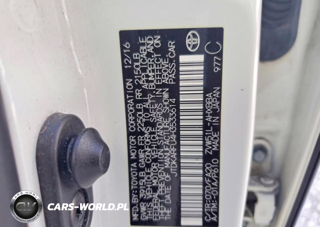 2017 Toyota Prius Two Eco VIN:JTDKARFU4H3533614 - 12