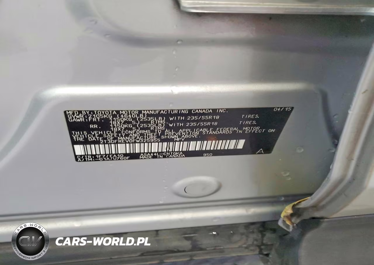 2015 Toyota Rav4 Limited VIN:2T3DFREV0FW325955 - 13