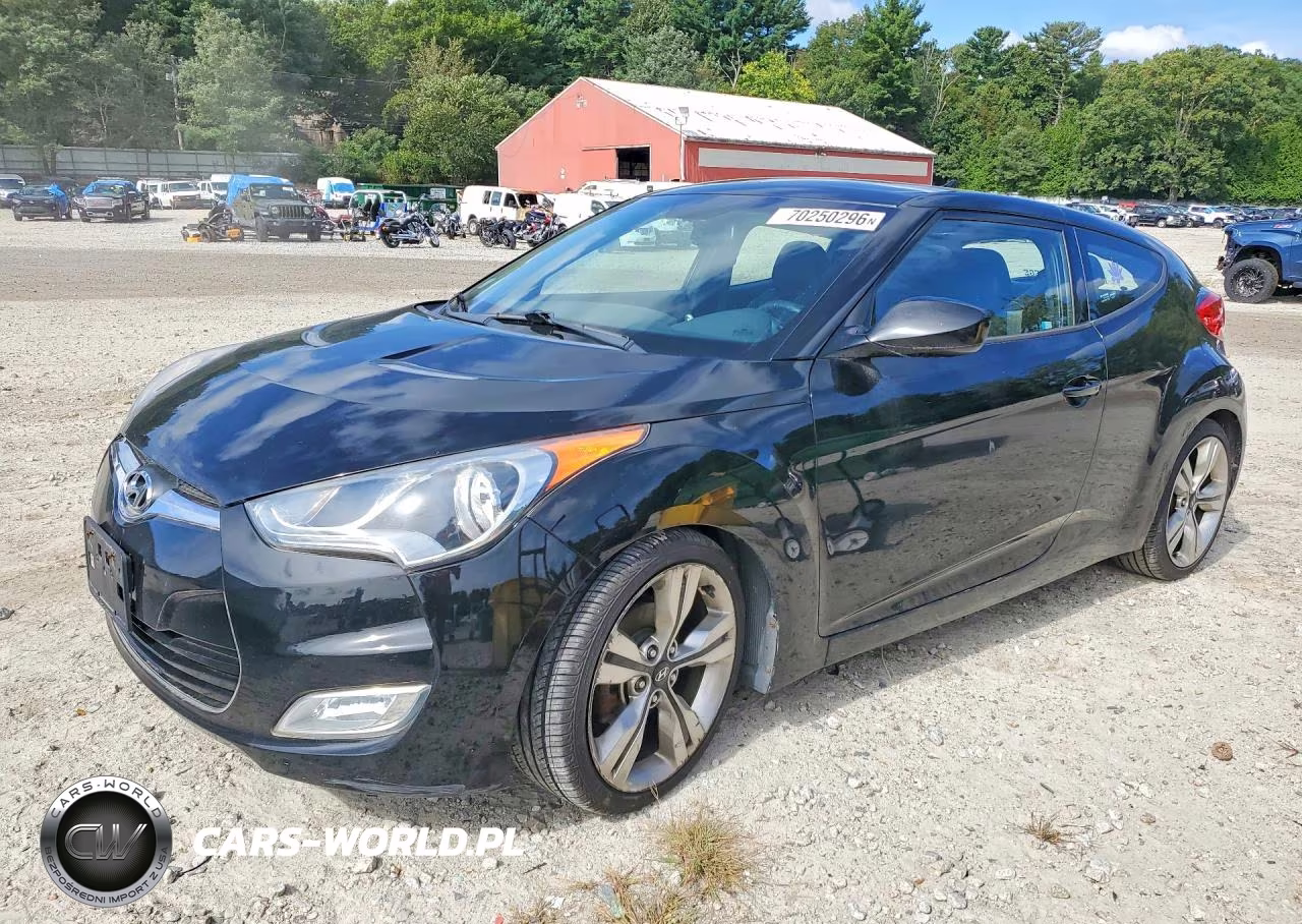 2013 Hyundai Veloster Base VIN:KMHTC6AD3DU144385 - 1