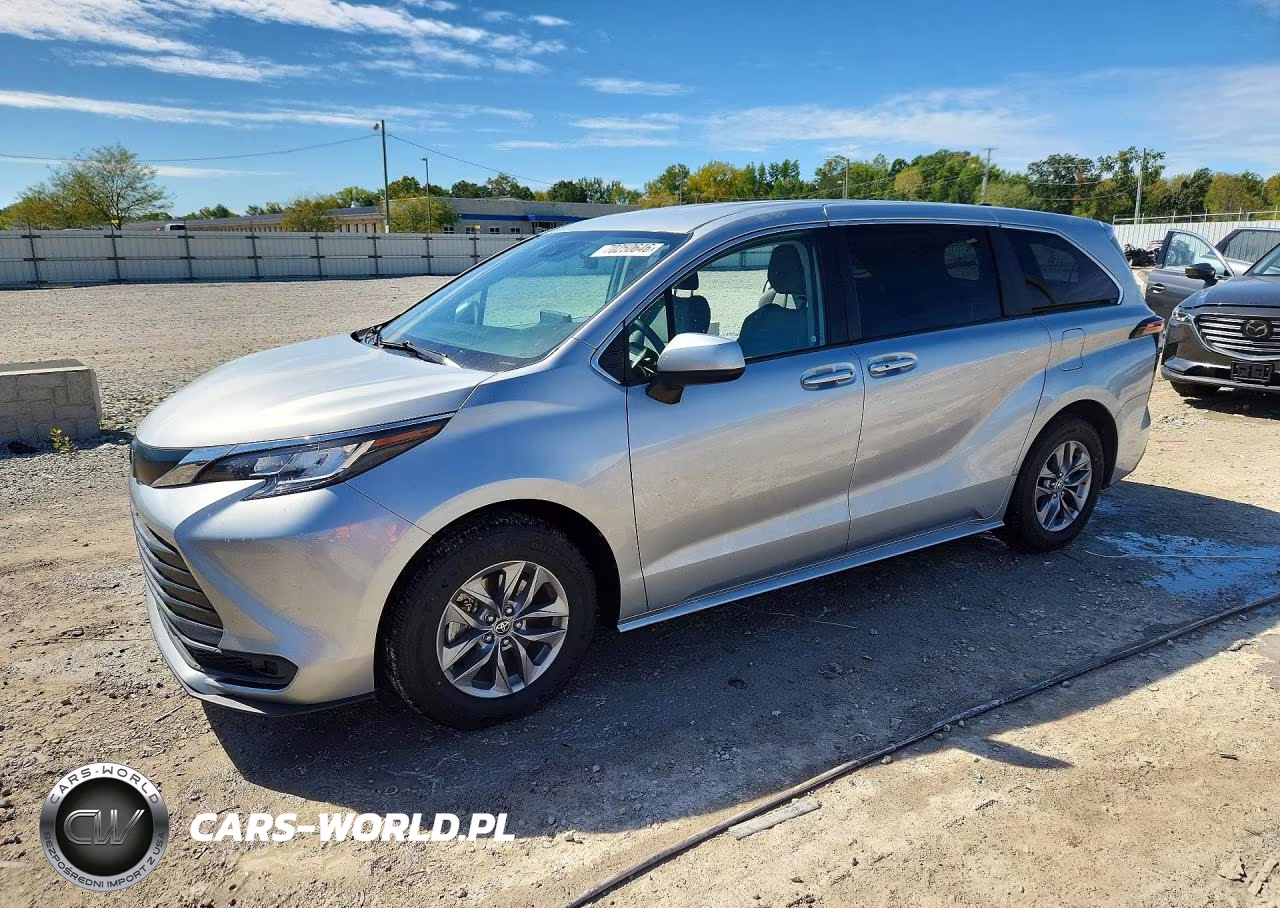 2022 Toyota Sienna Le VIN:5TDKRKEC7NS113056 - 1