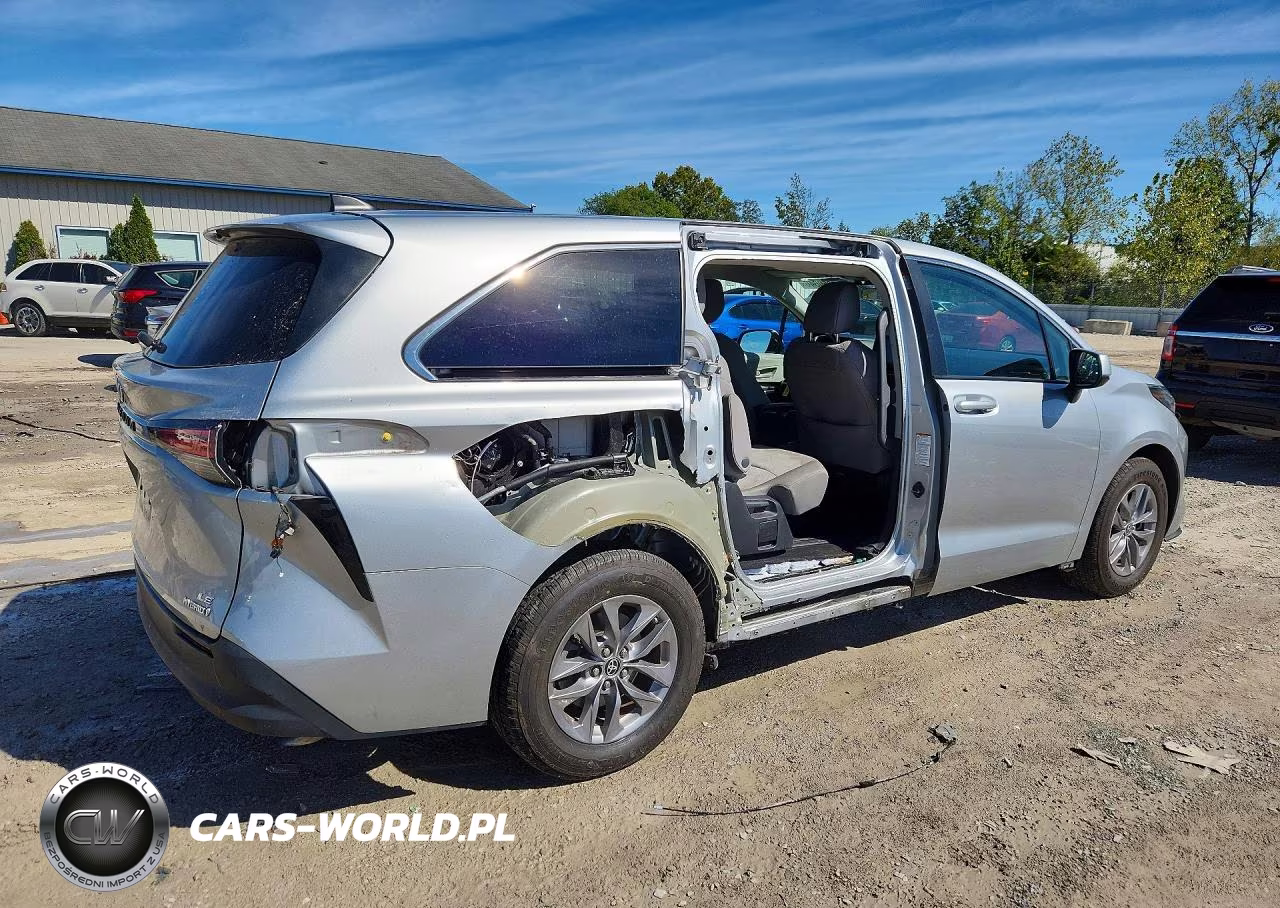 2022 Toyota Sienna Le VIN:5TDKRKEC7NS113056 - 3