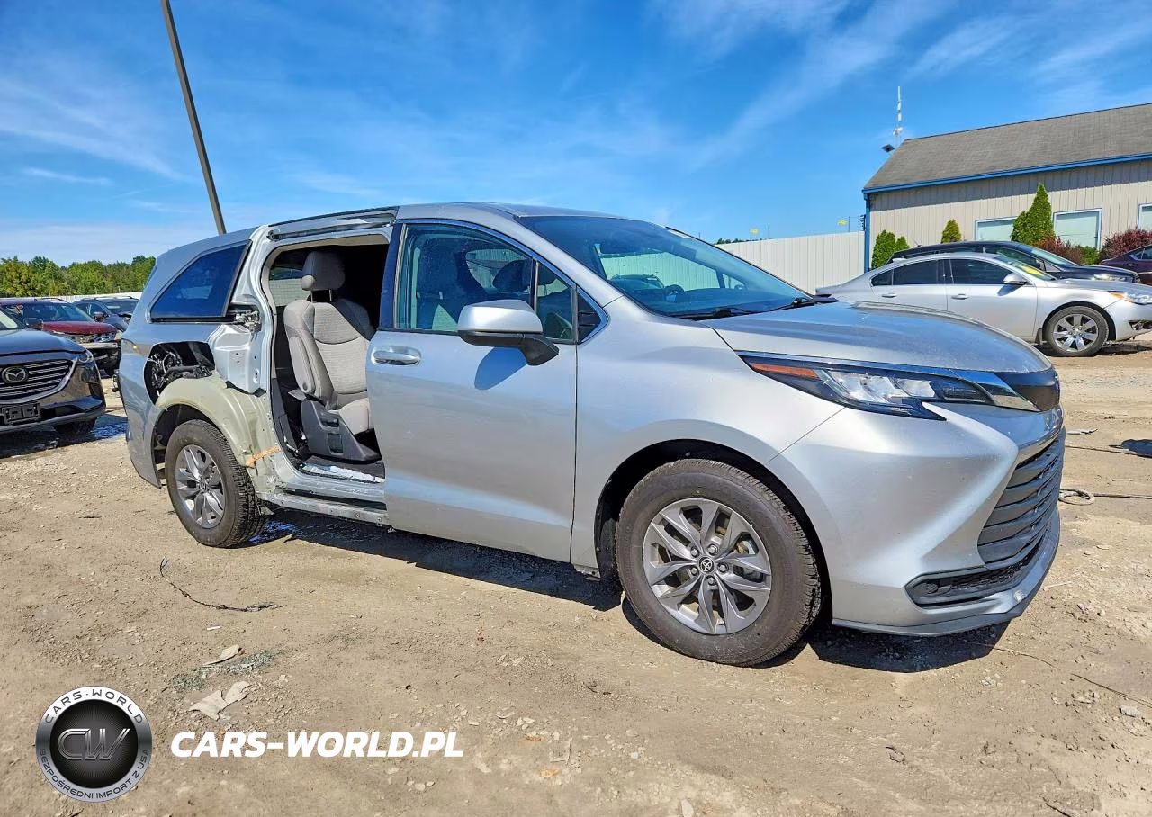 2022 Toyota Sienna Le VIN:5TDKRKEC7NS113056 - 4