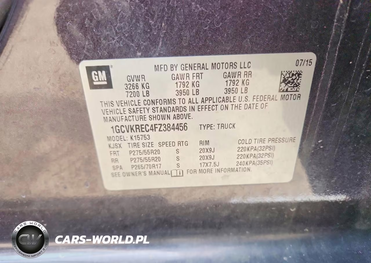 2015 Chevrolet Silverado K1500 Lt VIN:1GCVKREC4FZ384456 - 12