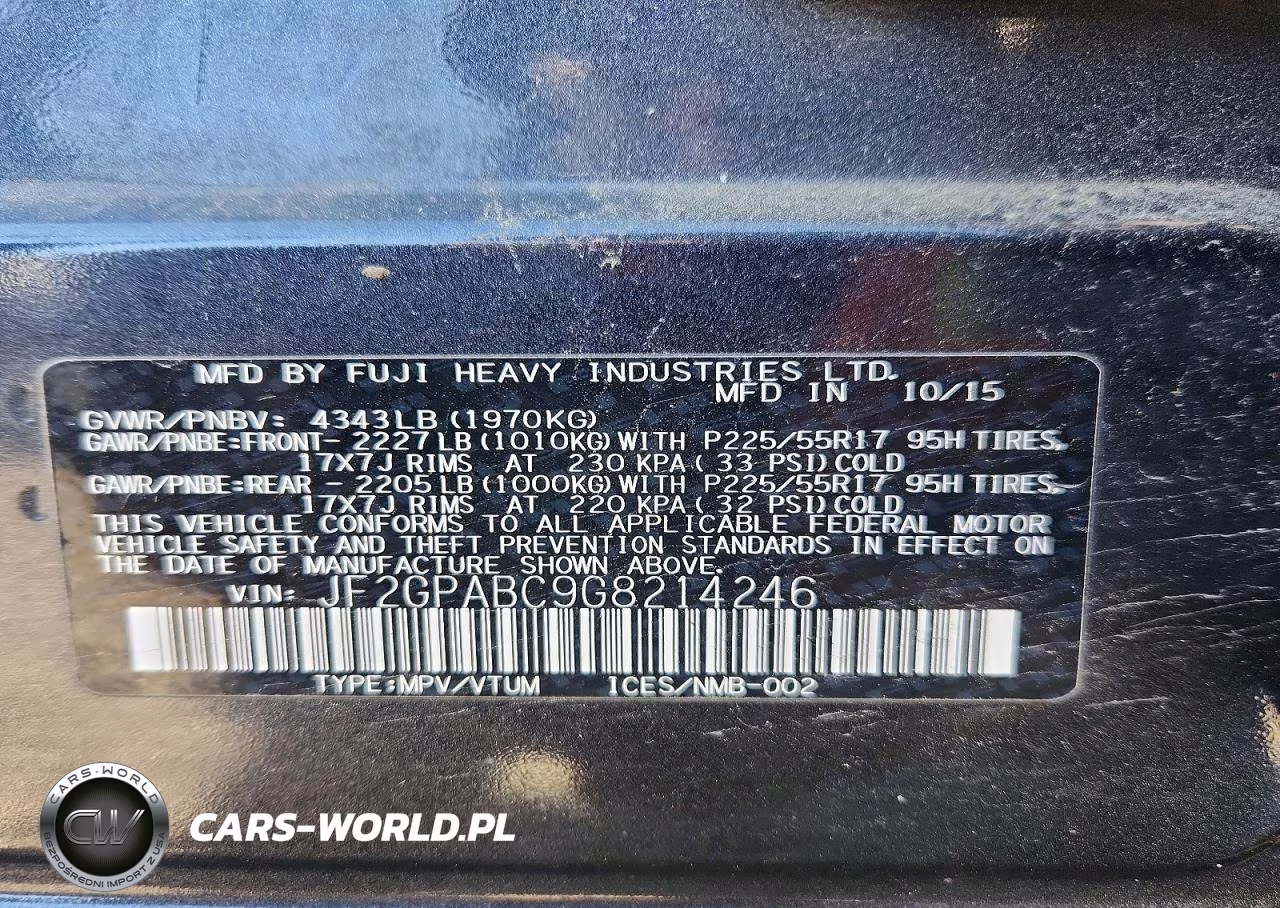2016 Subaru Crosstrek Premium VIN:JF2GPABC9G8214246 - 13