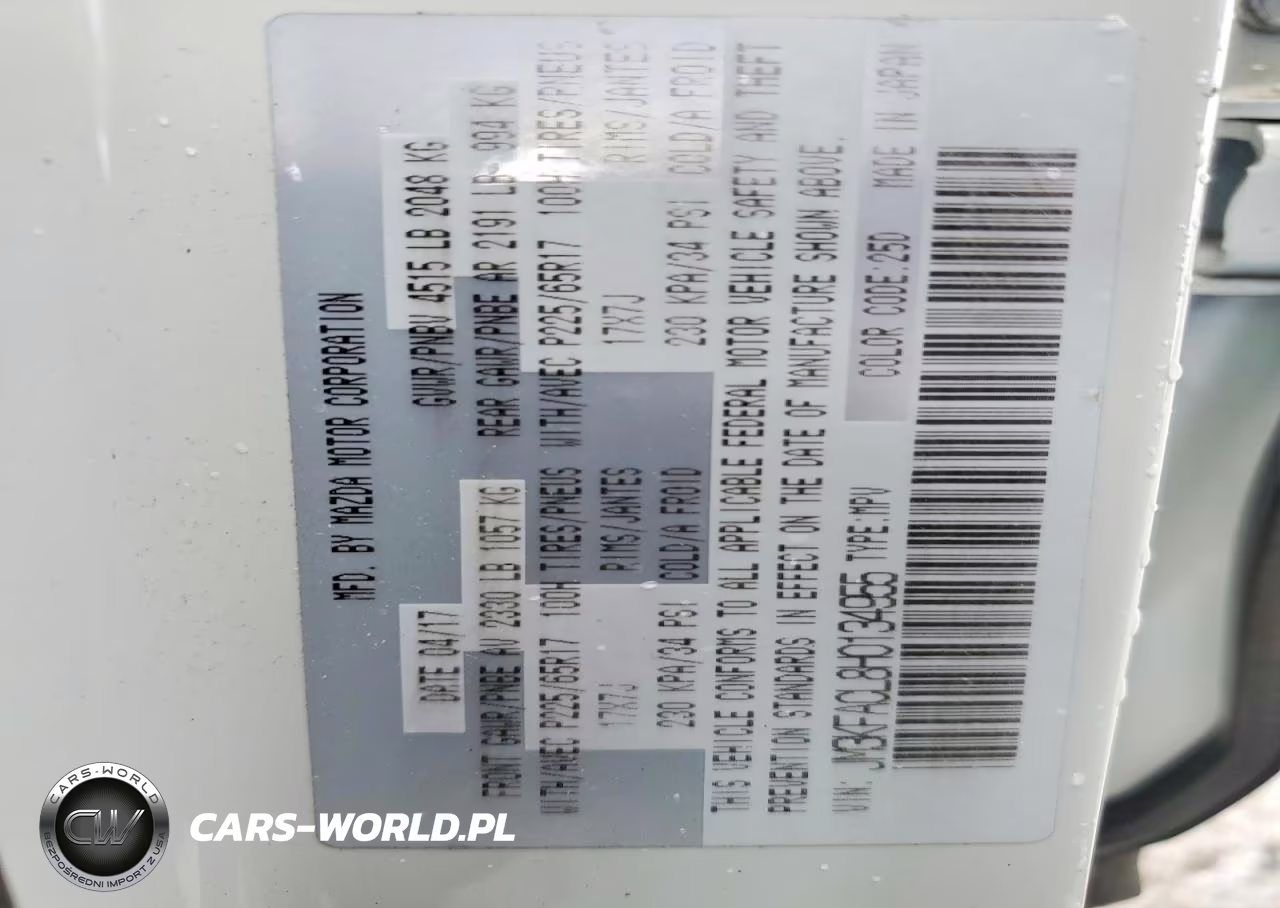 2017 Mazda Cx-5 Touring VIN:JM3KFACL8H0134955 - 13