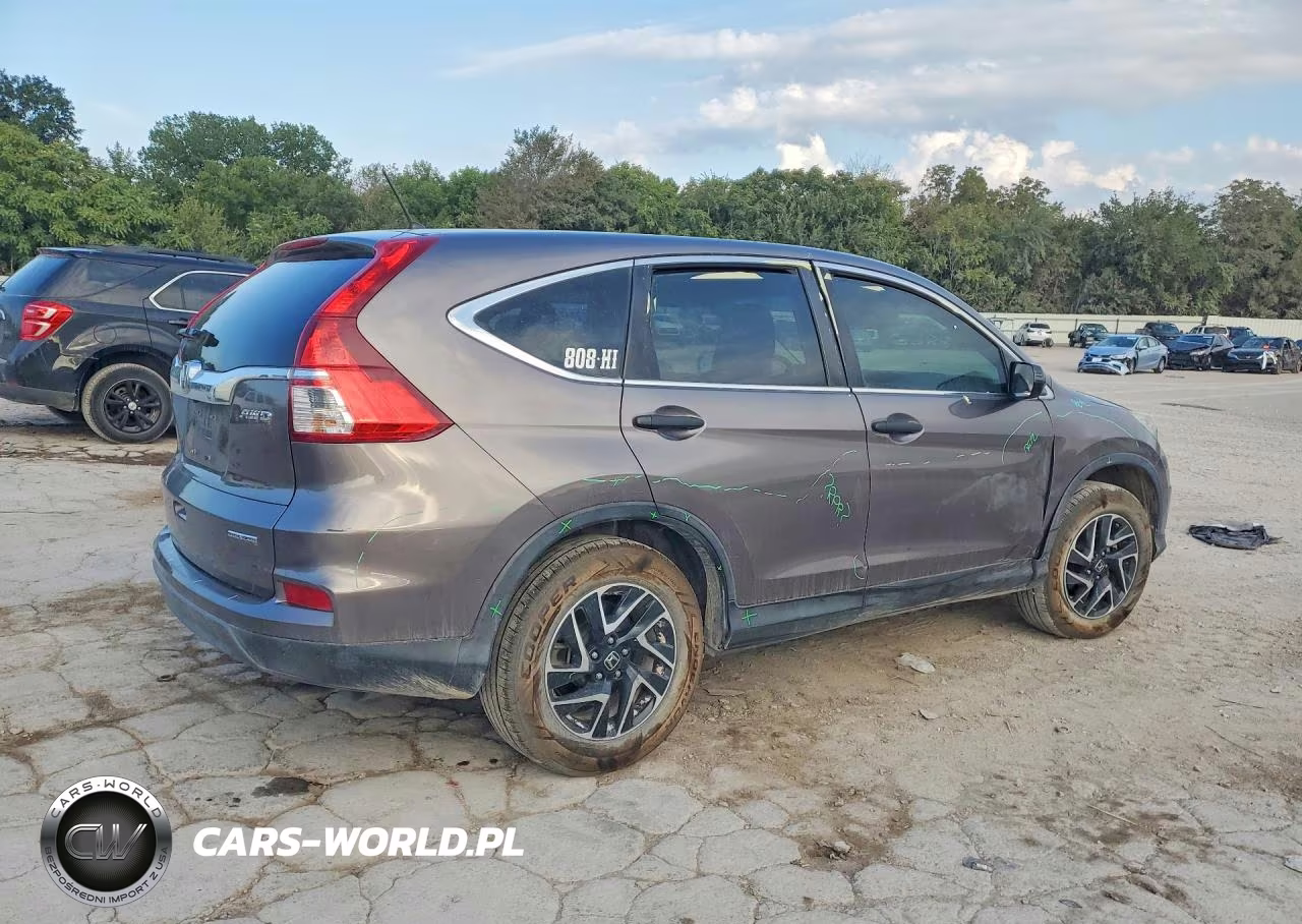 2016 Honda Cr-V Se VIN:5J6RM4H4XGL034797 - 3