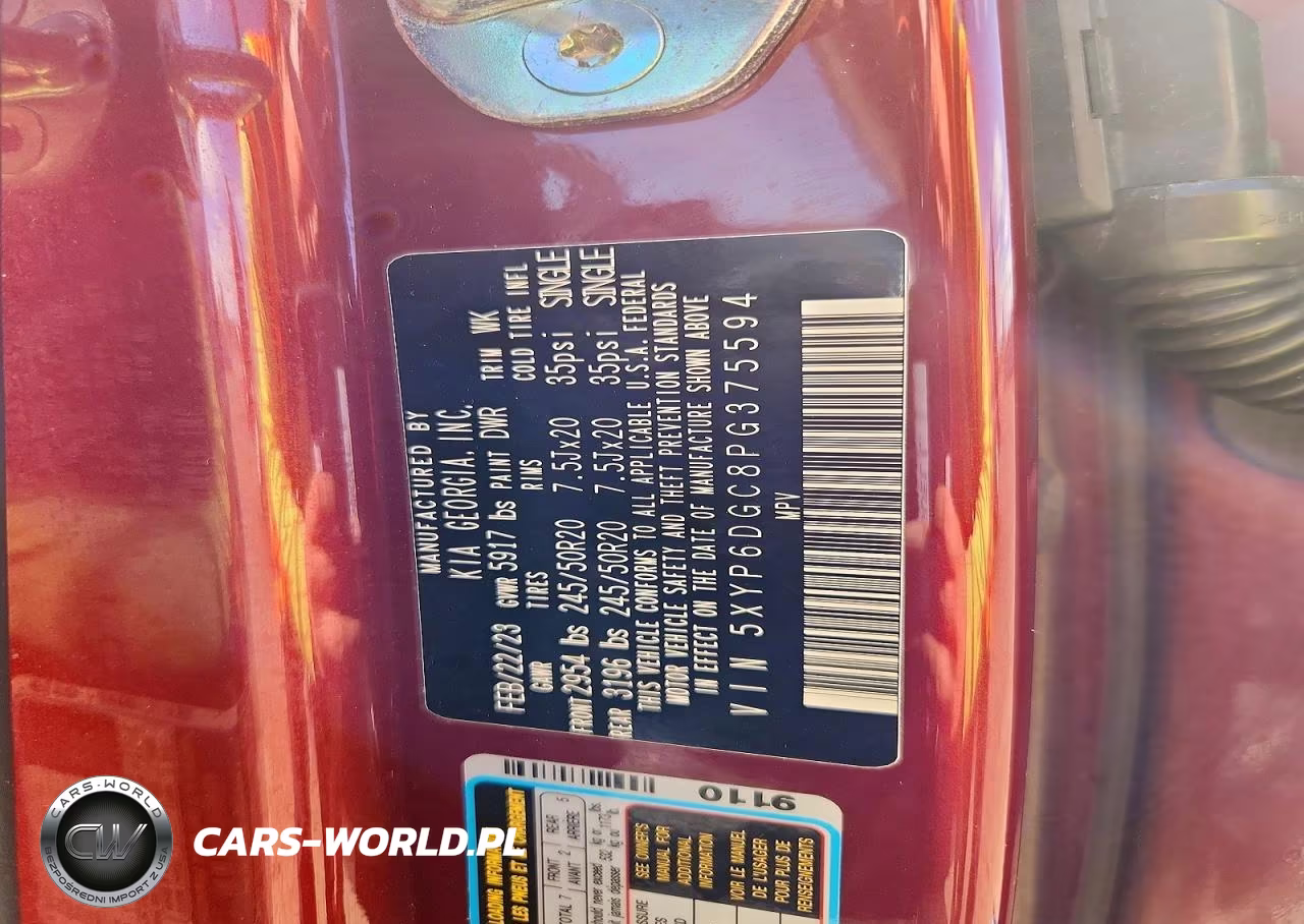 2023 Kia Telluride S VIN:5XYP6DGC8PG375594 - 14