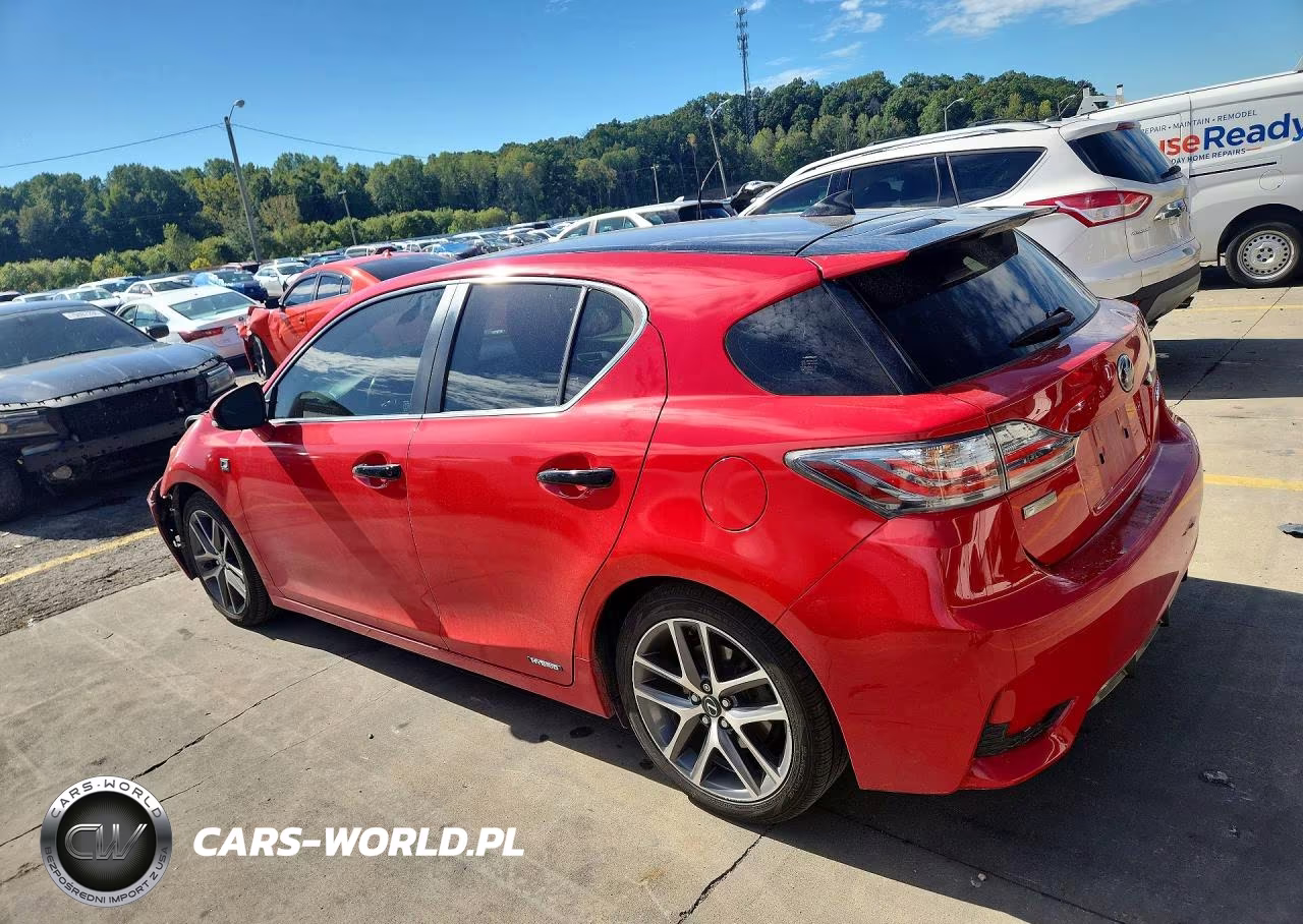 2015 Lexus Ct 200 VIN:JTHKD5BH6F2217190 - 2
