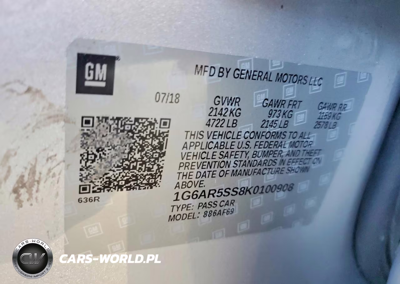 2019 Cadillac Cts Luxury VIN:1G6AR5SS8K0100908 - 12