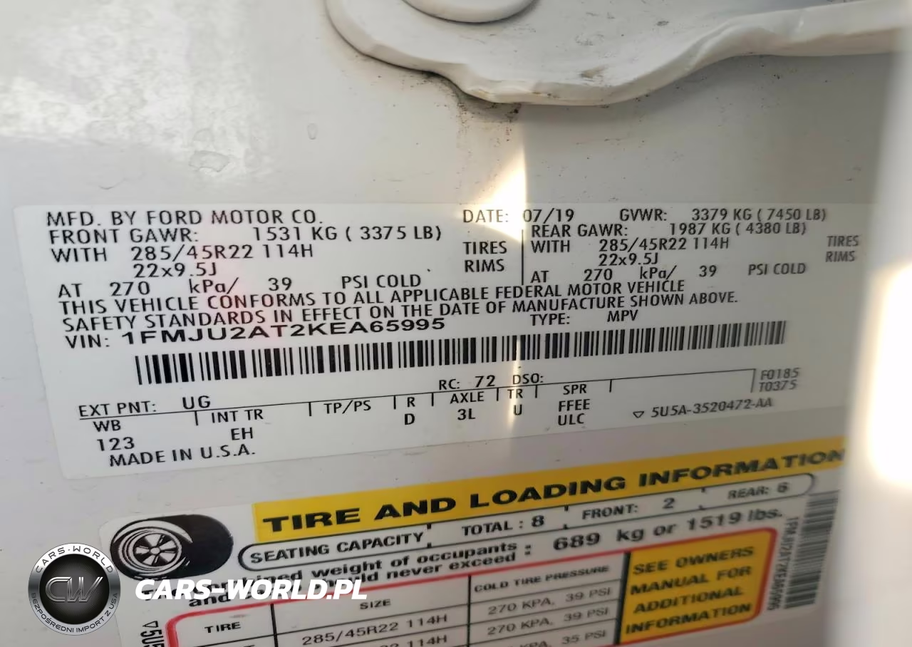 2019 Ford Expedition Limited VIN:1FMJU2AT2KEA65995 - 14