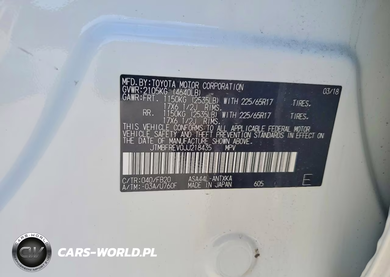2018 Toyota Rav4 Le VIN:JTMBFREV0JJ218435 - 13