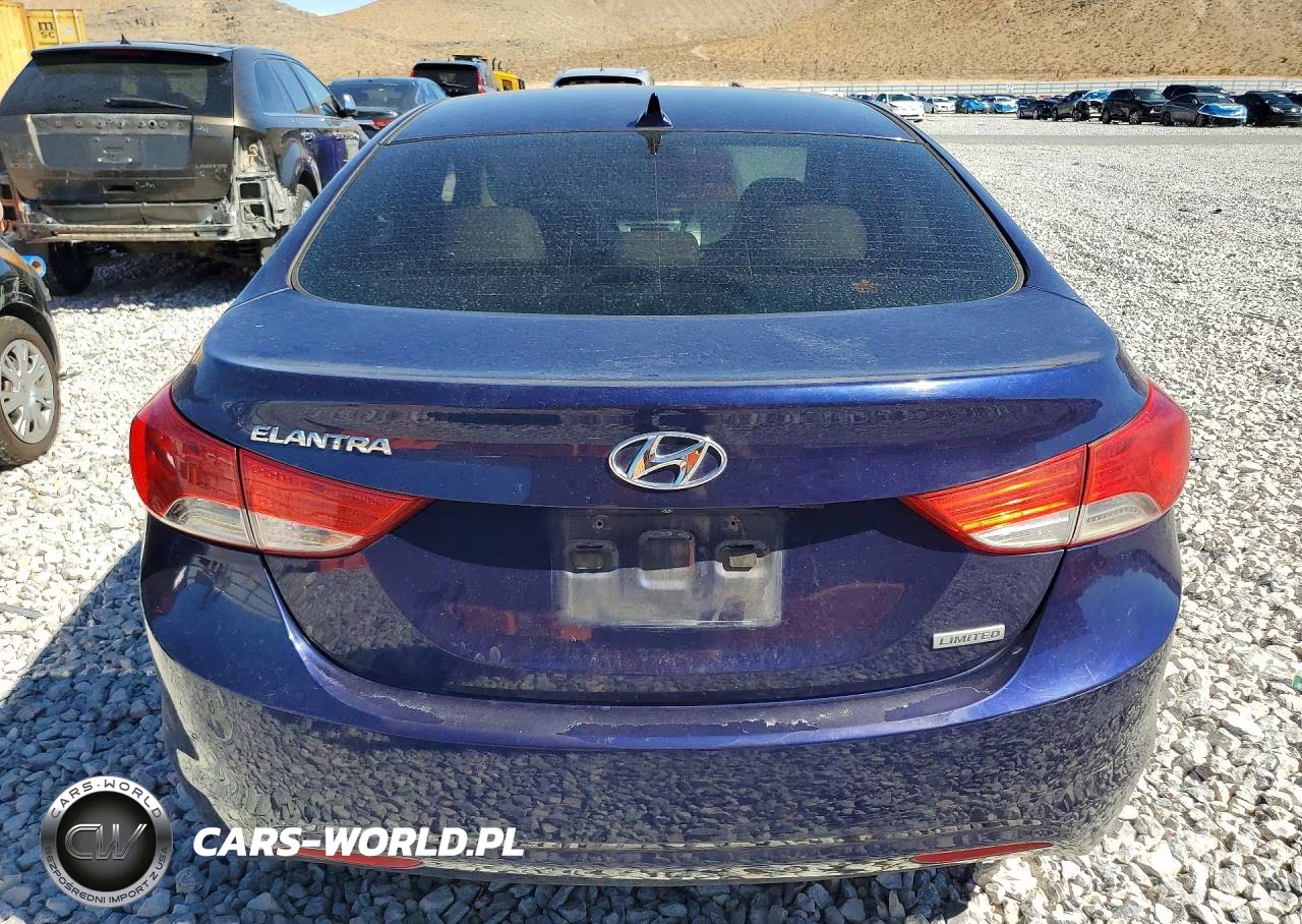 2013 Hyundai Elantra Limited VIN:5NPDH4AE0DH154423 - 6