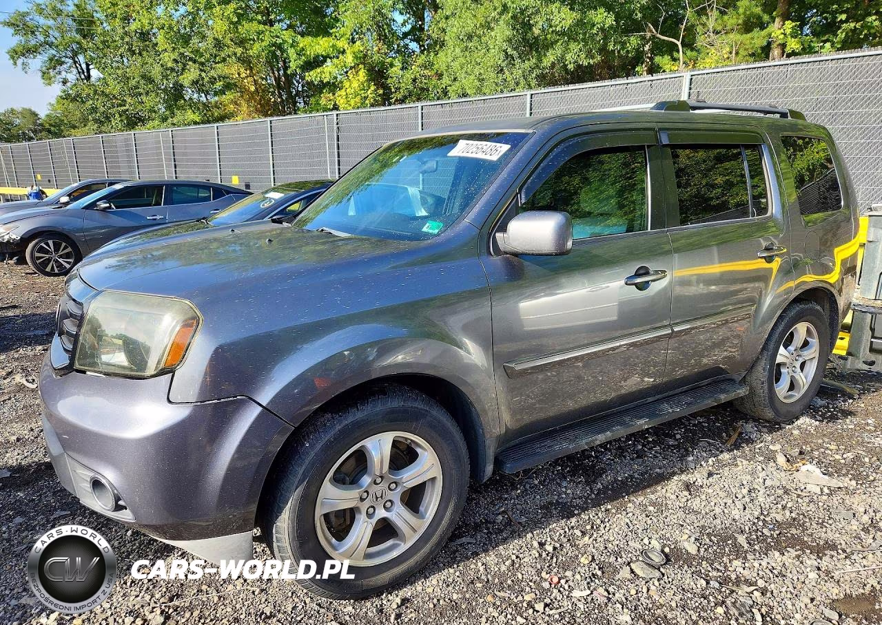 2012 Honda Pilot Ex VIN:5FNYF4H47CB008697 - 1
